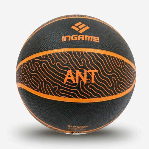 Мяч баскетбольный INGAME Ant №7 черно-желтый