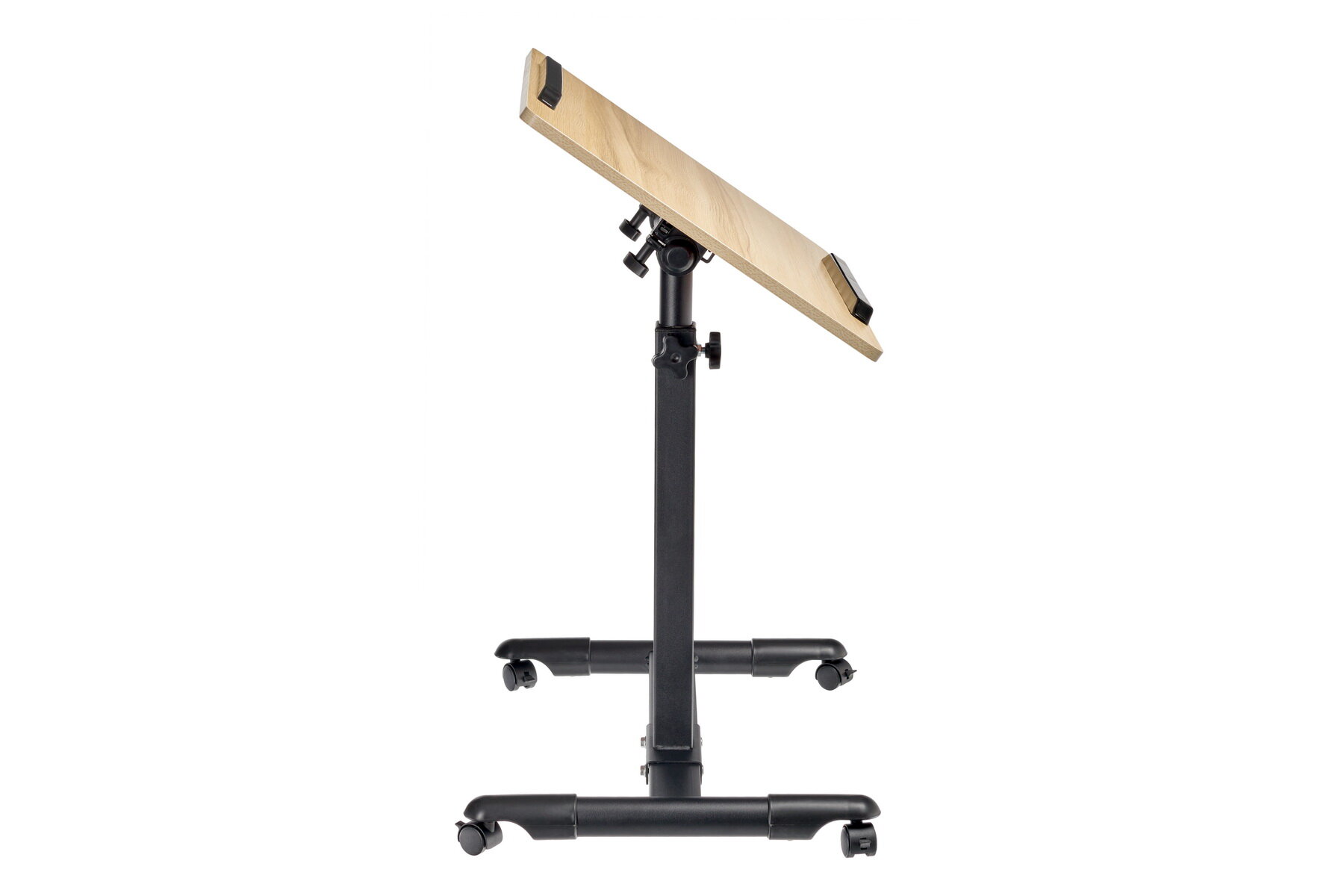 Стол для ноутбука приставной к дивану "Роллинг" BRADEX трансформер малогабаритный регулируемый по высоте на колесиках