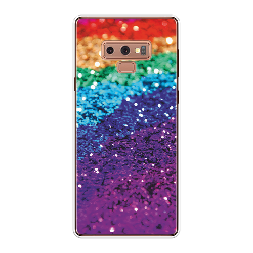 Силиконовый чехол на Samsung Galaxy Note 9 / Самсунг Галакси Нот 9 Блестящая радуга силиконовый чехол на samsung galaxy note 8 самсунг галакси нот 8 блестящая радуга рисунок