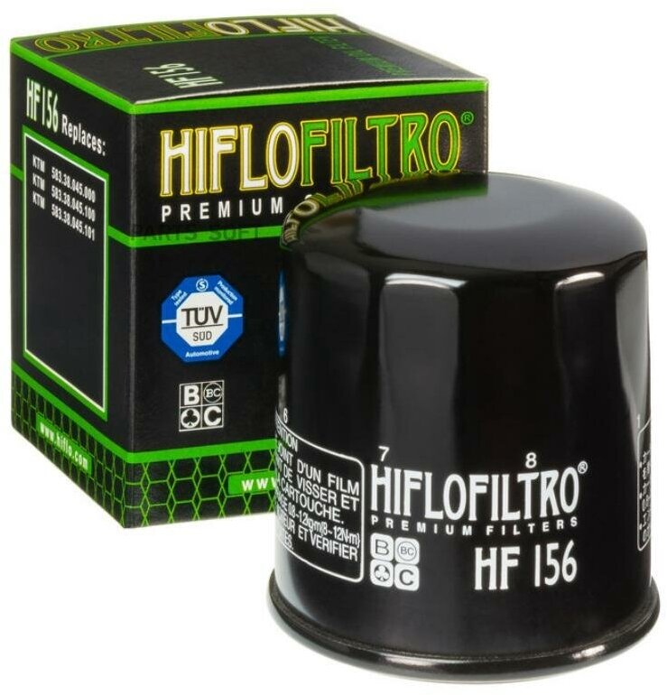 Фильтр Масляный Hiflofiltro Hf156 Hiflo filtro арт. HF156