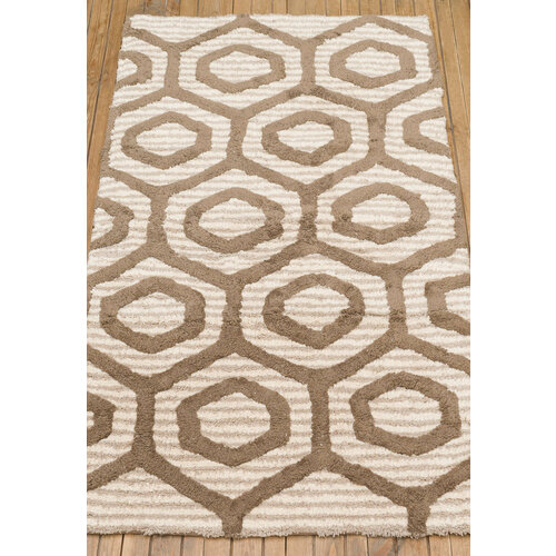 Коврик 60 на 100 см для ванной, бежевый Irya Bath Putbol-Beige