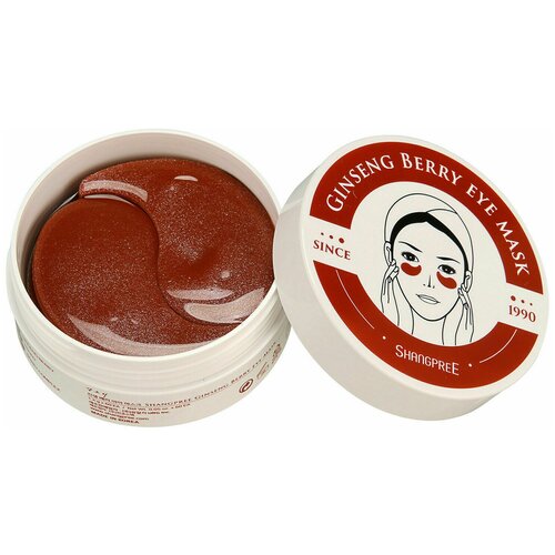 Патчи для глаз `SHANGPREE` гидрогелевые с экстрактом женьшеня 60 шт