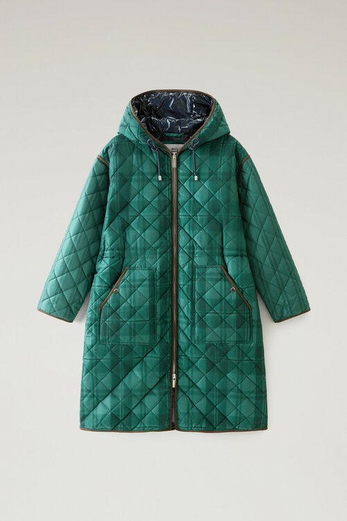 парка  Woolrich, размер M, зеленый