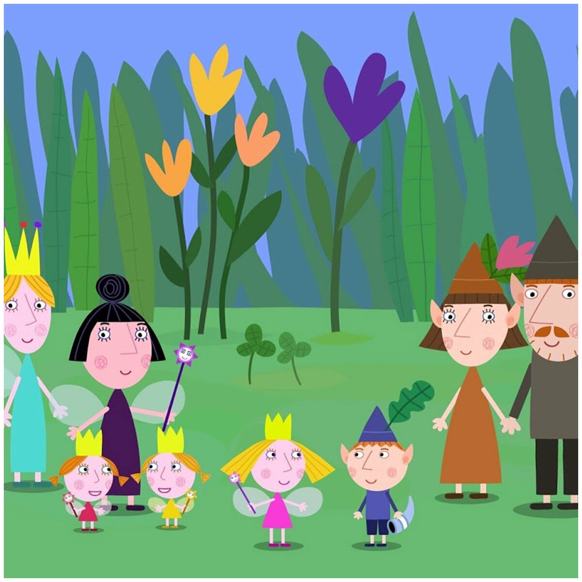 Маленькое королевство бена и холли рисунки