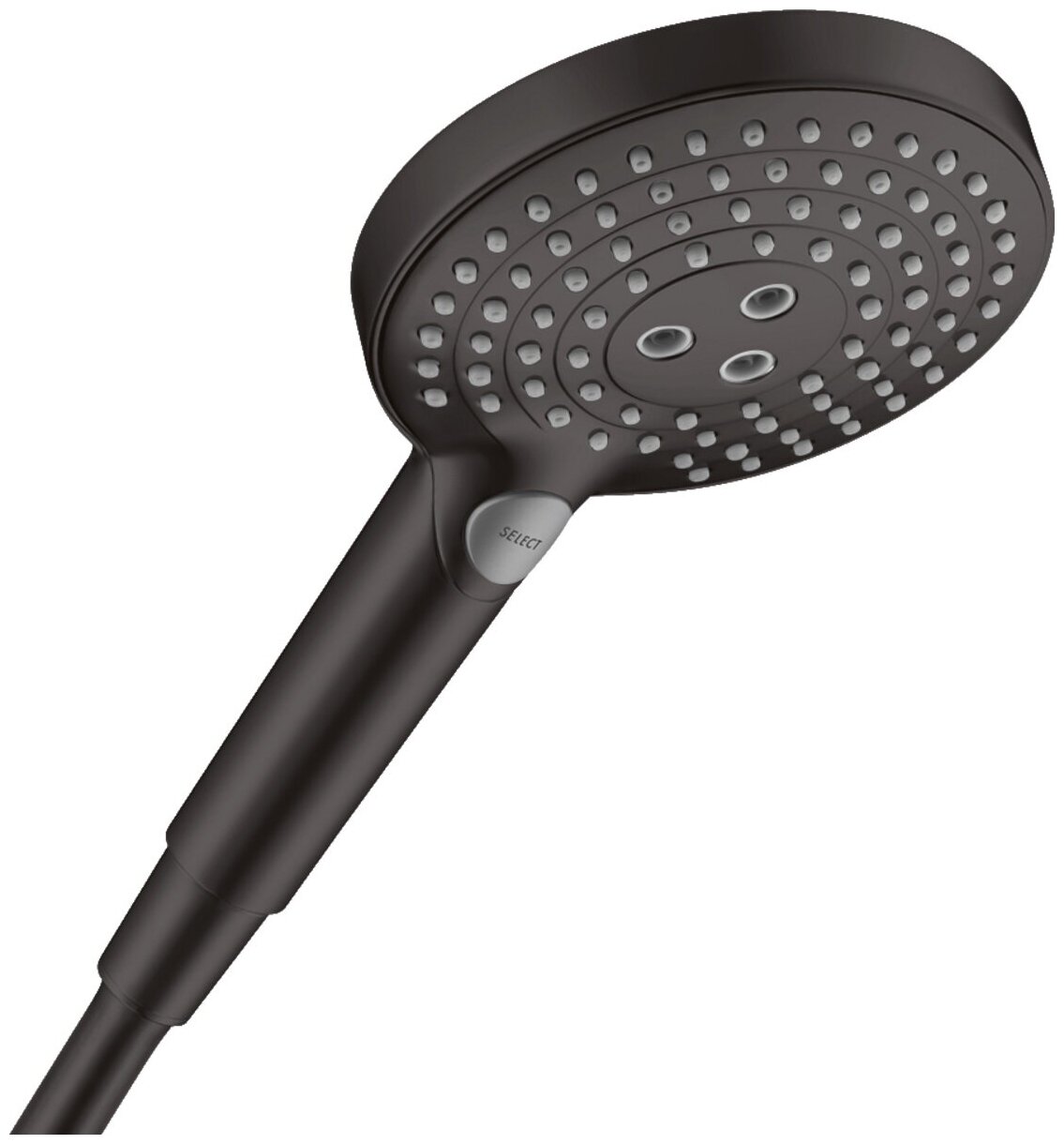 Ручной душ hansgrohe Raindance Select S 120 3jet EcoSmart 26531670, матовый черный