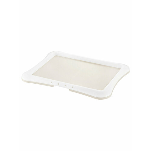 Туалет-лоток для собак 64х48х4 см белыйбежевый 4228₽