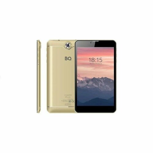 Планшет BQ 7040G Charm Plus, 7", IPS, 1024х600, 2Гб, 16Гб, 2Мп, 2800мАч золотистый