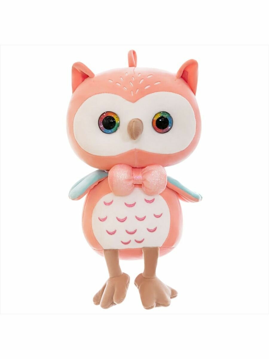 Мягконабивная Игрушка Maxitoys, Сова Совушка Розовая, 45 см 21326/45-Р