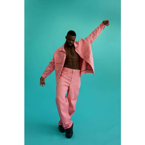 фото Брюки znwr, размер s, розовый