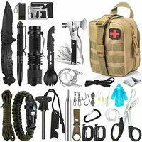 Тревожный тактический военный рюкзак для выживания мультитул 31 предмет, набор для туризма и походов