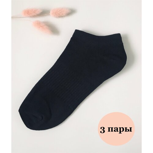 Носки MIRZA, 3 пары, размер 27-29, черный женские носки mirza укороченные нескользящие на новый год размер 23 25 белый