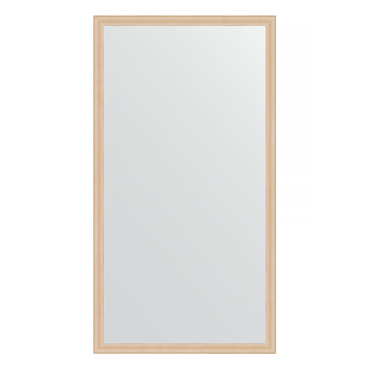Зеркало настенное EVOFORM в багетной раме бук, 70х130 см, для гостиной, прихожей, кабинета, спальни и ванной комнаты, BY 0748