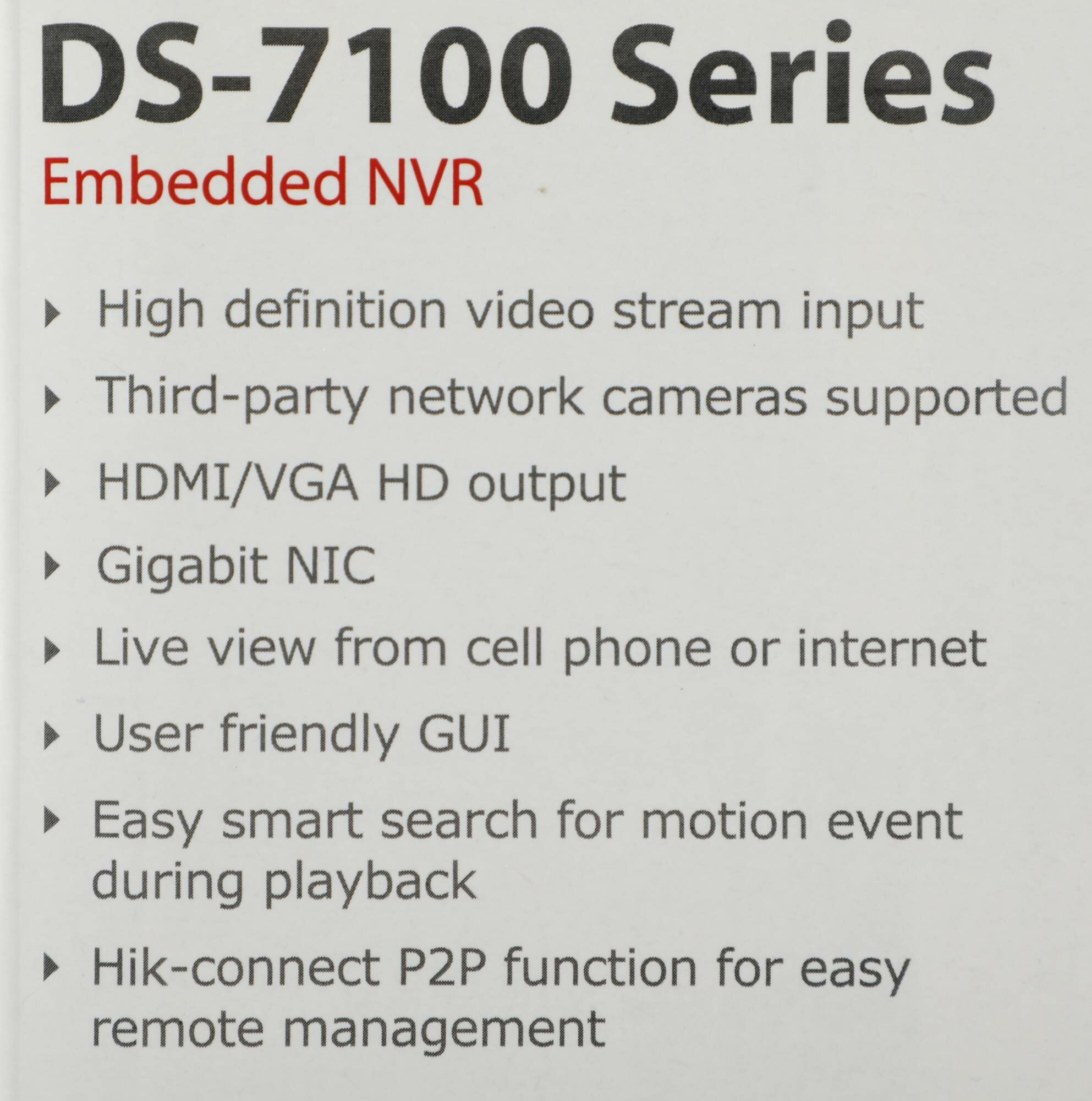 Hikvision IP-видеорегистратор DS-7108NI-Q1/M(C)