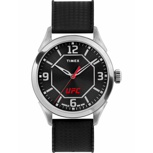 Наручные часы TIMEX UFC, черный, серебряный