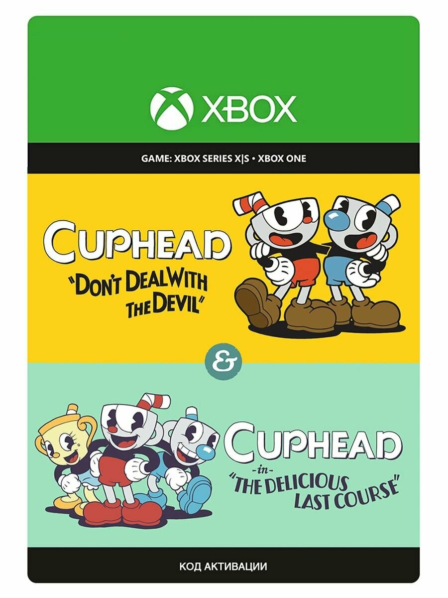 Игра Cuphead & The Delicious Last Course (2в1) для Xbox One, Series x|s, русский язык , электронный ключ Аргентина