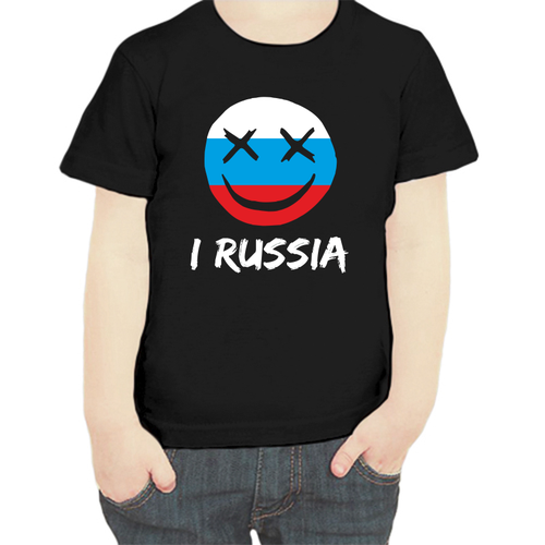 фото Футболка , размер 104, черный нет бренда