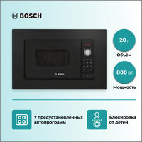 Микроволновая печь встраиваемая Bosch BFL623MB3, черный