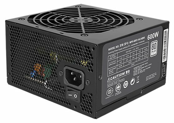 Блок питания Cooler Master MWE 600 White 230V - V2 600W (MPE-6001-ACABW) черный BOX - фото №20