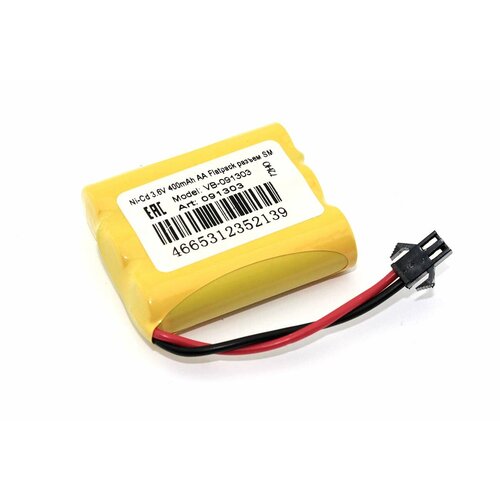 Аккумулятор Ni-Cd 3.6V 400mAh AA Flatpack разъем SM аккумулятор ni cd 7 2v 700mah форма flatpack разъем sm