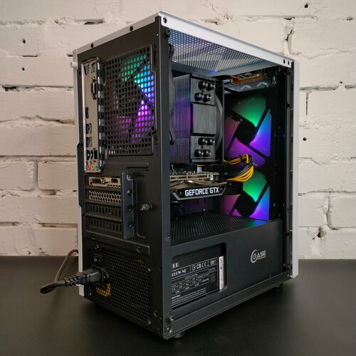 Игровой компьютер / системный блок Bunker Intel i5 10400f GTX 1660 super (6gb) DDR4 32gb ssd 1Tb Powercase Mistral Micro T3W Mesh LED