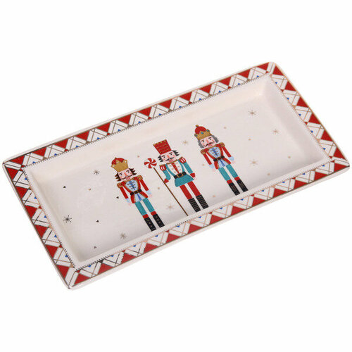 Блюдо керамическое «Сказочный марш» 31,7*13,9*3,5см