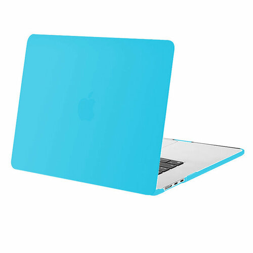 Чехол для MacBook Air 15 2023 2024 M3 A3114 M2 A2941 Hard Shell Case Голубой