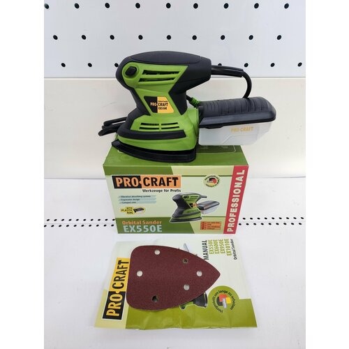 Плоскошлифовальная угловая машина утюжок Procraft EX-550E платформа 140х140x80мм 15000обмин 200Вт 280000₽