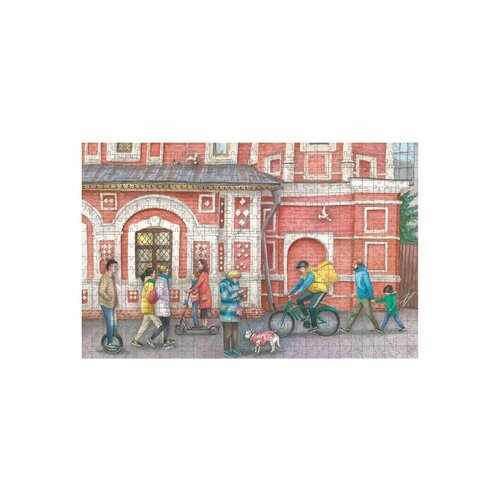 фото Пазлы «храм всех святых на кулишках», 510 деталей, размер 29,5х45 см collaba puzzle