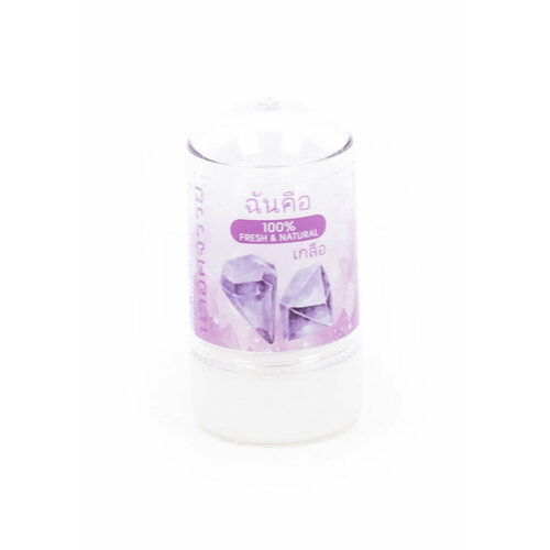 Дезодорант антиперспирант женский Carelax / Карелакс Crystal body без запаха кристалл 60г / защита от пота