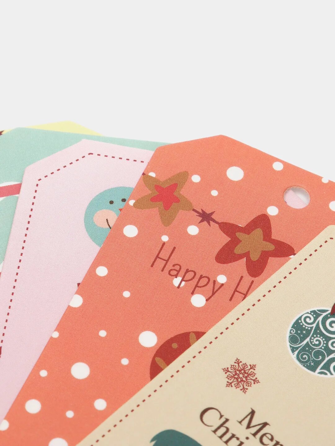 Набор бирок для упаковки новогоднего подарка/ Бирка шильдик открытка на новогодние подарки / 5 бирок комплект №1