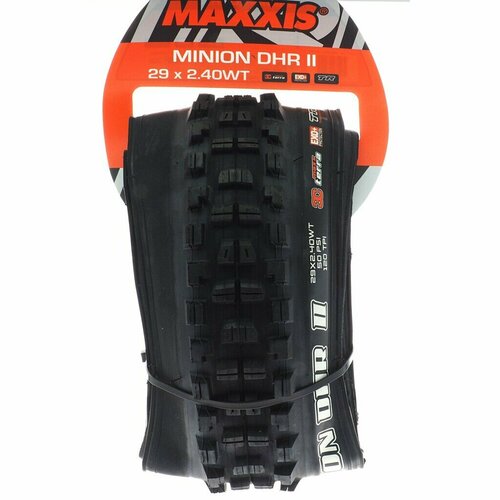 фото Покрышка бескамерная 29x2.40 maxxis minion dhr ii tpi 60 кевлар exo/tr