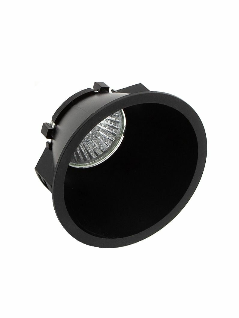 Встраиваемый светильник потолочный Maple Lamp RS-49-BLACK, черный, GU10 - фотография № 2