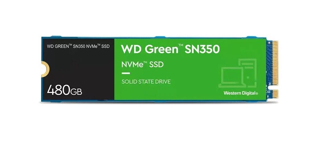 Твердотельный накопитель Western Digital WD Green 480 ГБ M2 WDS480G2G0C
