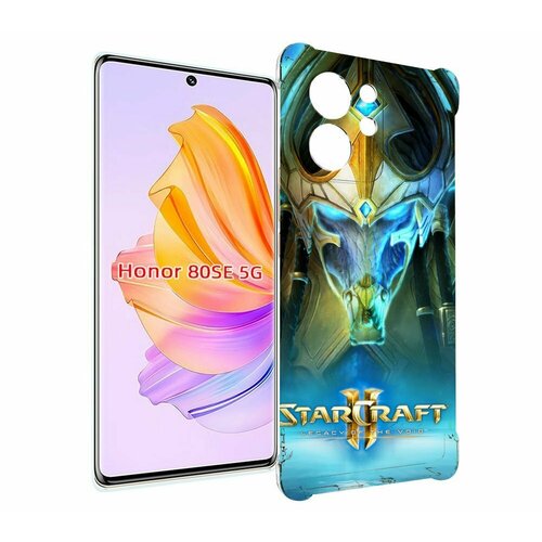 Чехол MyPads StarCraft II Legacy of the Void для Honor 80 SE задняя-панель-накладка-бампер чехол mypads starcraft ii legacy of the void для honor x5 задняя панель накладка бампер