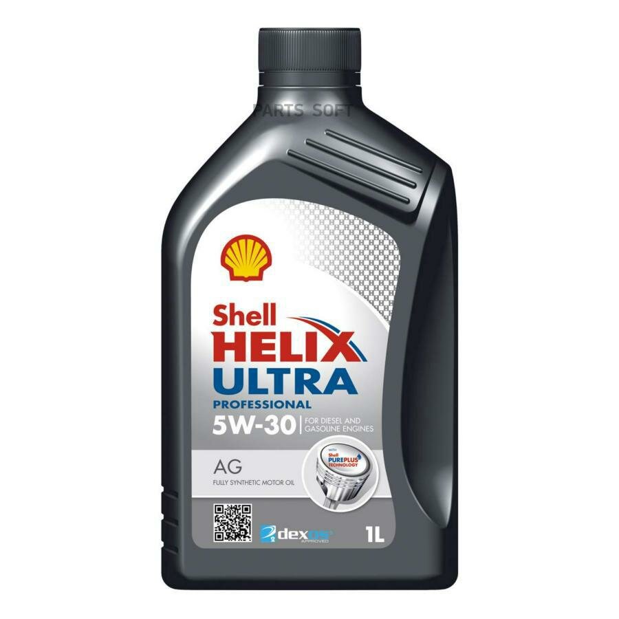 SHELL 550040571 Масло SHELL 5W30 HELIX ULTRA Professional AG SN C3 DEXOS2 1л син