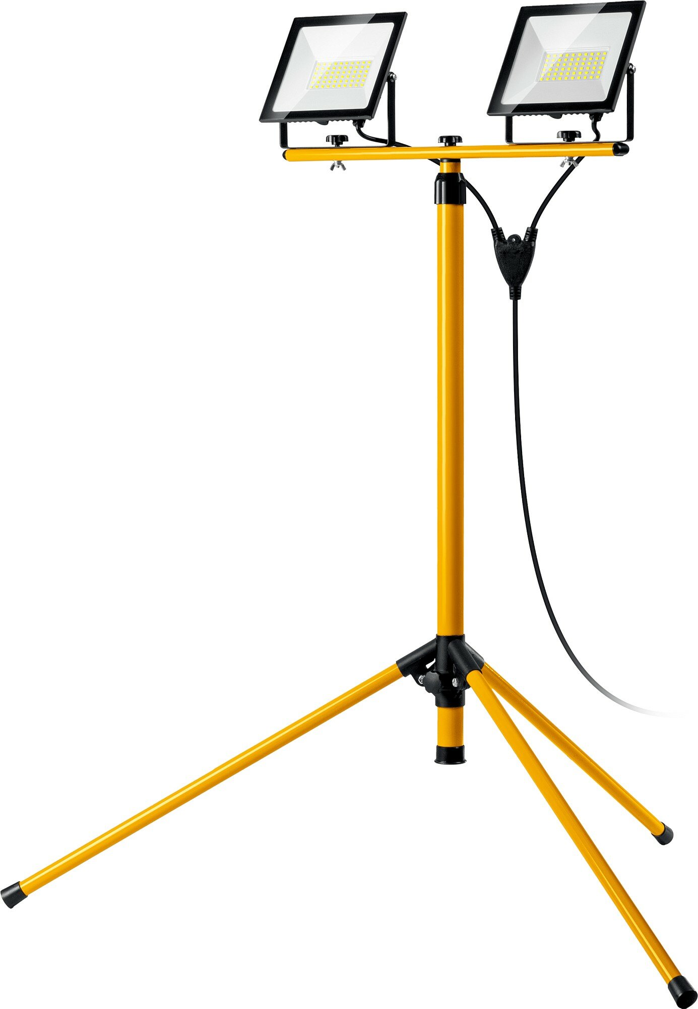 фото STAYER 2х50Вт, 6500К IP65, 1.6 м Светодиодные прожекторы на штативе LED-MAX, (56925-2-50)