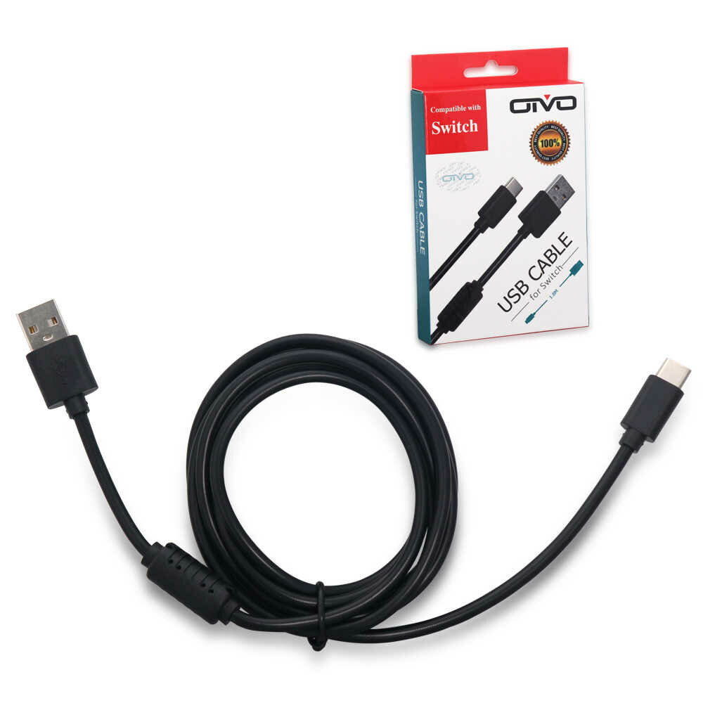 Кабель Nintendo Switch USB TYPE C Charge Cable 1.8 m (OIVO IV-SW035)