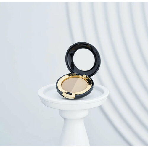 Etre Belle Eyebrow & Eyeliner Compact Duo Компактные тени 2 в 1 глаза/брови, цвет Sand and Soil сыворотка для глаз etre belle golden skin восстанавливающий гель в ролике для кожи вокруг глаз