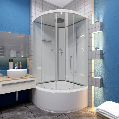 Душевая кабина F-408 90х90х215 см.