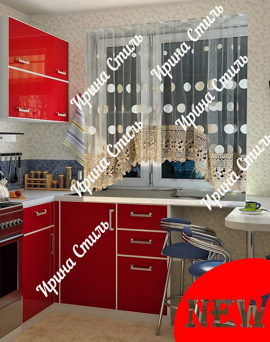 Тюль шторы арка занавески короткие для кухни гостиной комнаты детской в холл в зал на балкон