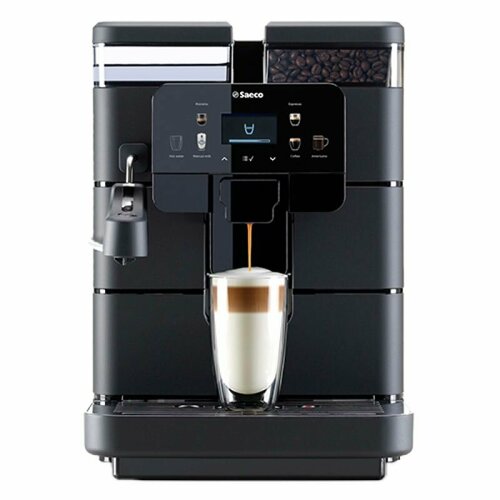 кофемашина для офиса saeco new royal office autocappuccino otc 19l Кофемашина Saeco New Royal Plus, черная