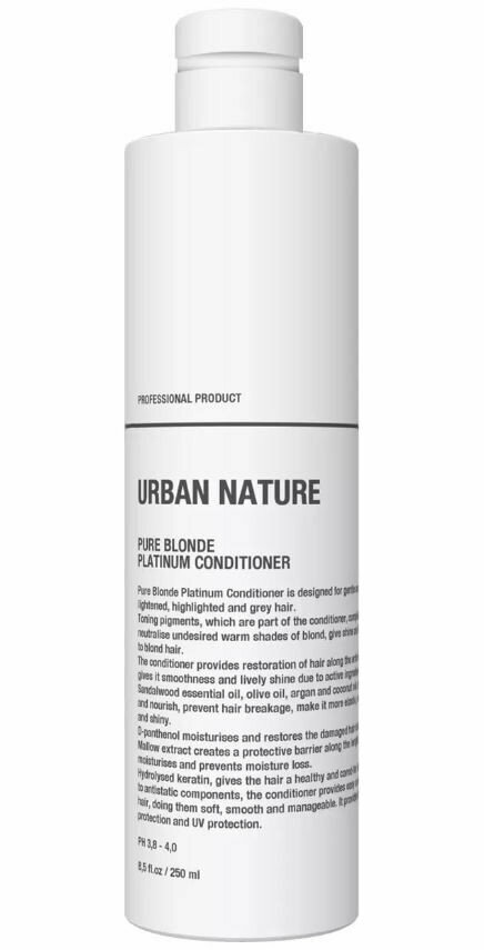 Urban Nature Тонирующий кондиционер для светлых волос, 250 мл