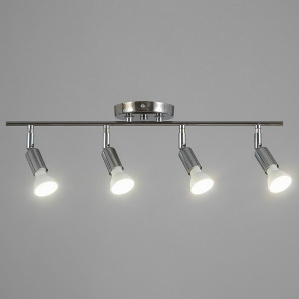 фото Спот "Дарни" 4xGU10 35Вт хром 46х12х12 см