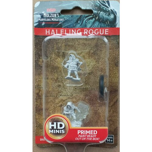 Полурослик Мужчина Плут Набор из 2 грунтованных фигурок для настольных игр ДнД Dungeons Dragons Wizkids 790₽
