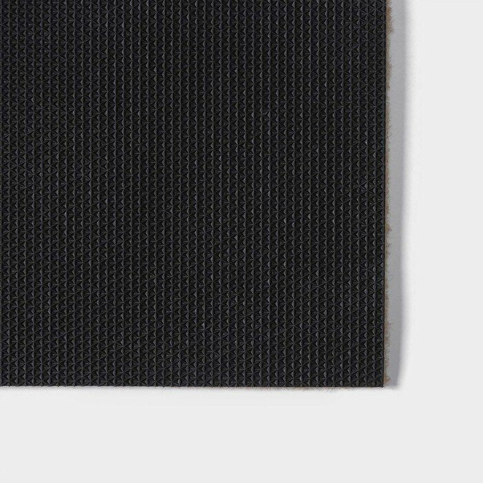 Коврик придверный Доляна Hello, без окантовки, 40×60 см, цвет бежевый - фотография № 6