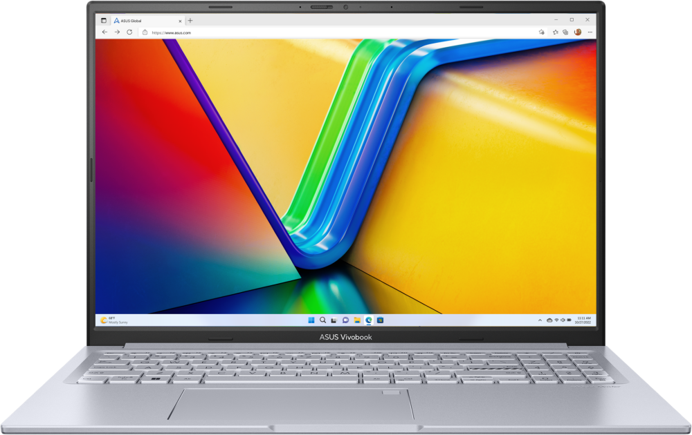 Ноутбук ASUS Vivobook 16X K3605ZC-N1154, 16" (1920x1200) IPS 120Гц/Intel Core i5-12500H/16ГБ DDR4/512ГБ SSD/GeForce RTX 3050 4ГБ/Без ОС, серебристый (90NB11F2-M00660)