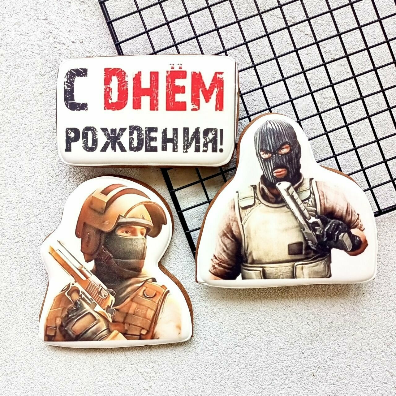 фото Имбирные пряники standoff, пряник стендоф