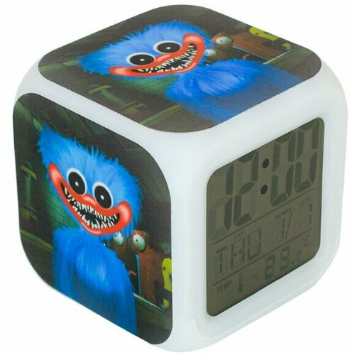 Часы-будильник Huggy Wuggy с подсветкой №14