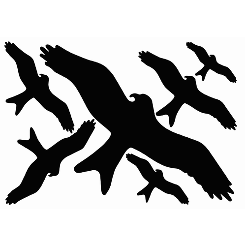 Защита шумозащитных экранов от птиц (21 x 30) см - V6