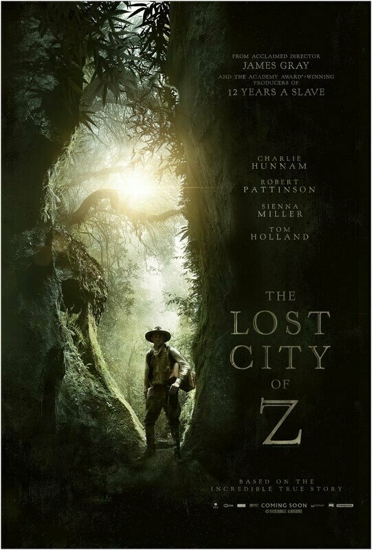 Плакат, постер на бумаге Затерянный город Z (The Lost City of Z), Джеймс Грэй. Размер 21 х 30 см